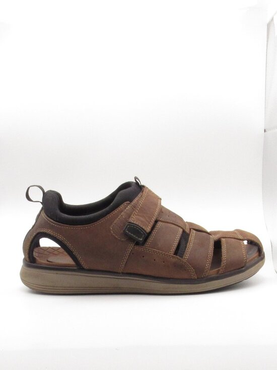 Florsheim Brown Mens Venture Fisherman Sandals Size 12 Adjustable Excellent Cond main image 4
